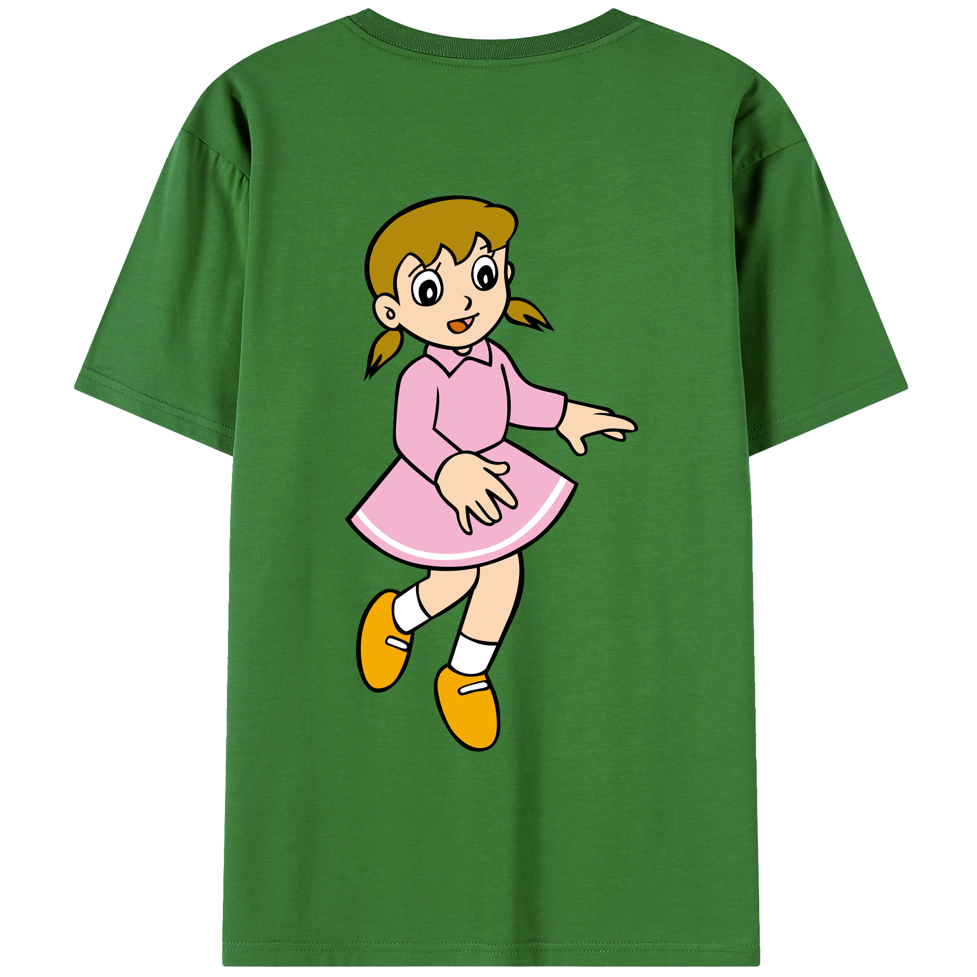 （画像用） ドラえもん みなもと しずか Doraemon Shizuka Minamoto レディース半袖Tシャツ(バックプリント)
